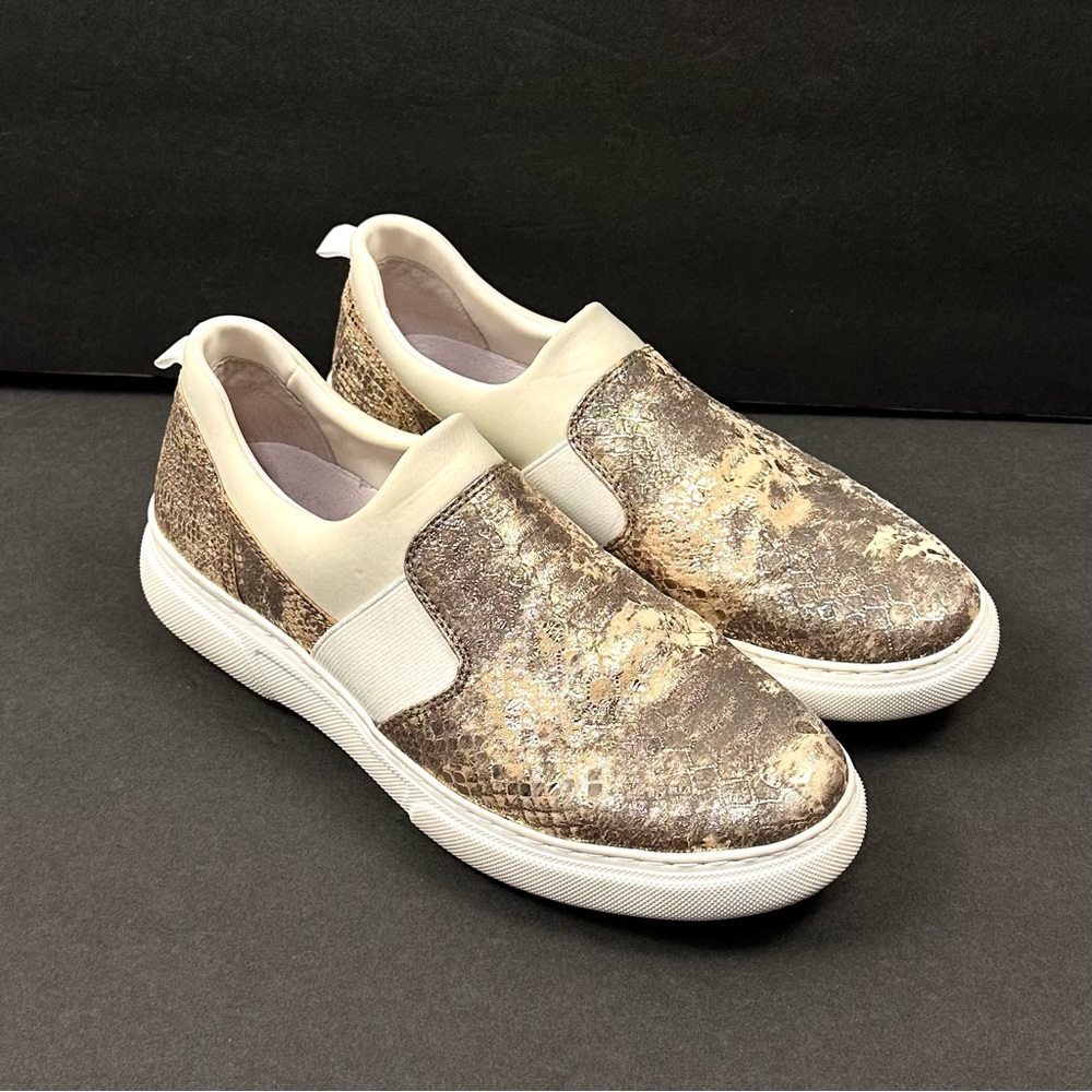 Johnston & Murphy Metallic Sneakers Sz 8.5‎
